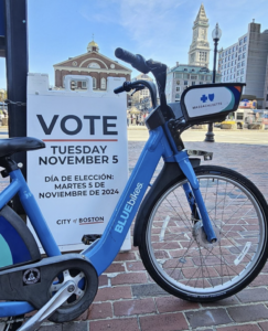 Blue Cross Offers Free Bluebikes on Election Day to Encourage Voter Turnout